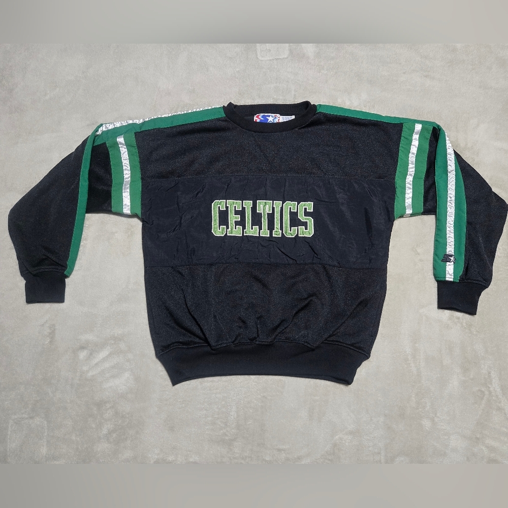 Vintage STARTER Boston Celtics Sweatshirt Mens Sz L RARE Find NBA Collectible - Picture 1 of 8